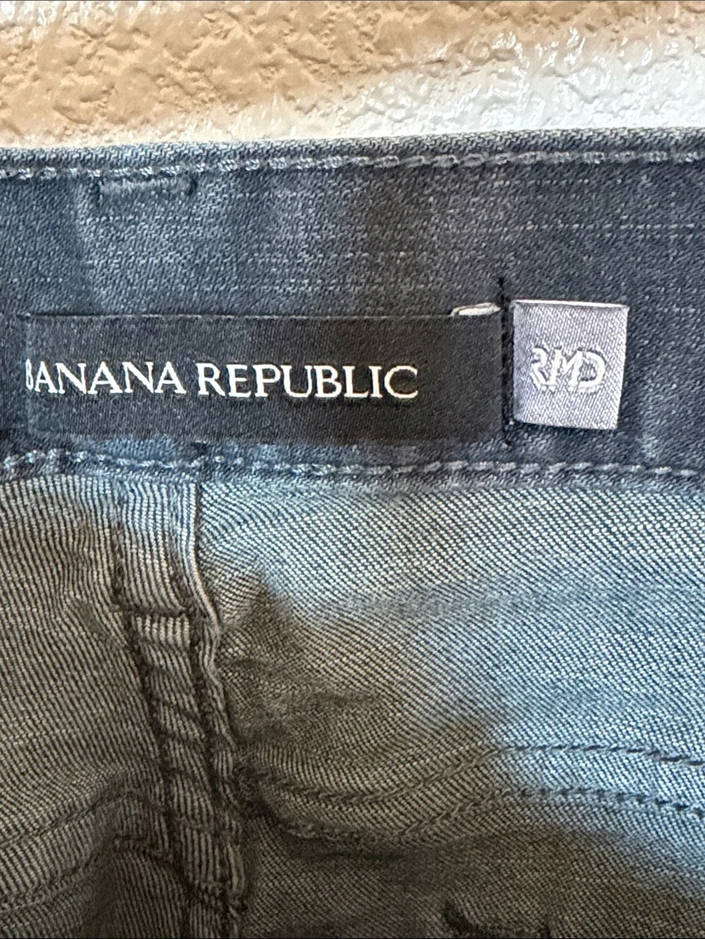 Banana Republic Charcoal Black Straight Jeans